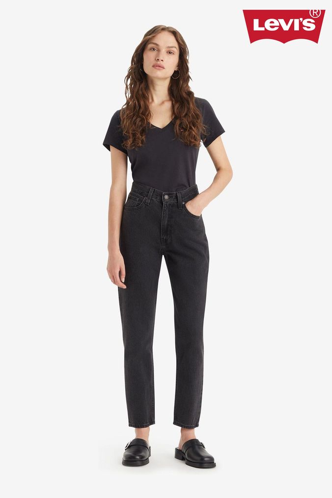 Black high waisted levi jeans outlet