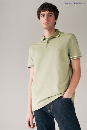 Tommy Hilfiger Blue Oxford Collar Polo T-Shirt (N99574) | £90