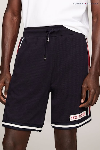 Tommy Hilfiger Black Sport Monotype Sweat Shorts (N99584) | £140