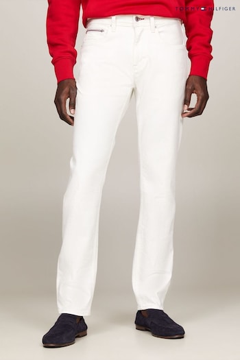 Tommy Hilfiger Straight Denton Gale White Jeans check (N99657) | £110