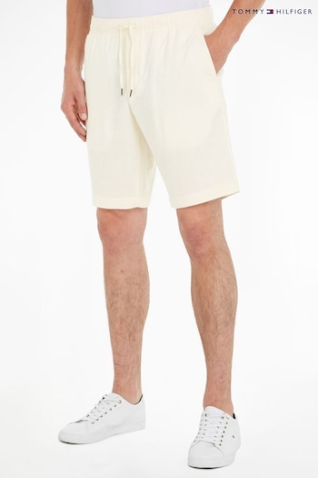 Tommy Hilfiger Natural Harlem Linen Shorts (N99679) | £90