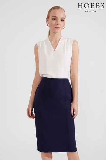 Hobbs Blue Phoebe Skirt (N99709) | £129