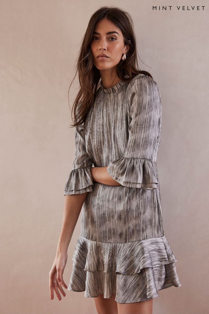Buy Women s Grey Holiday Dresses Online Next UK