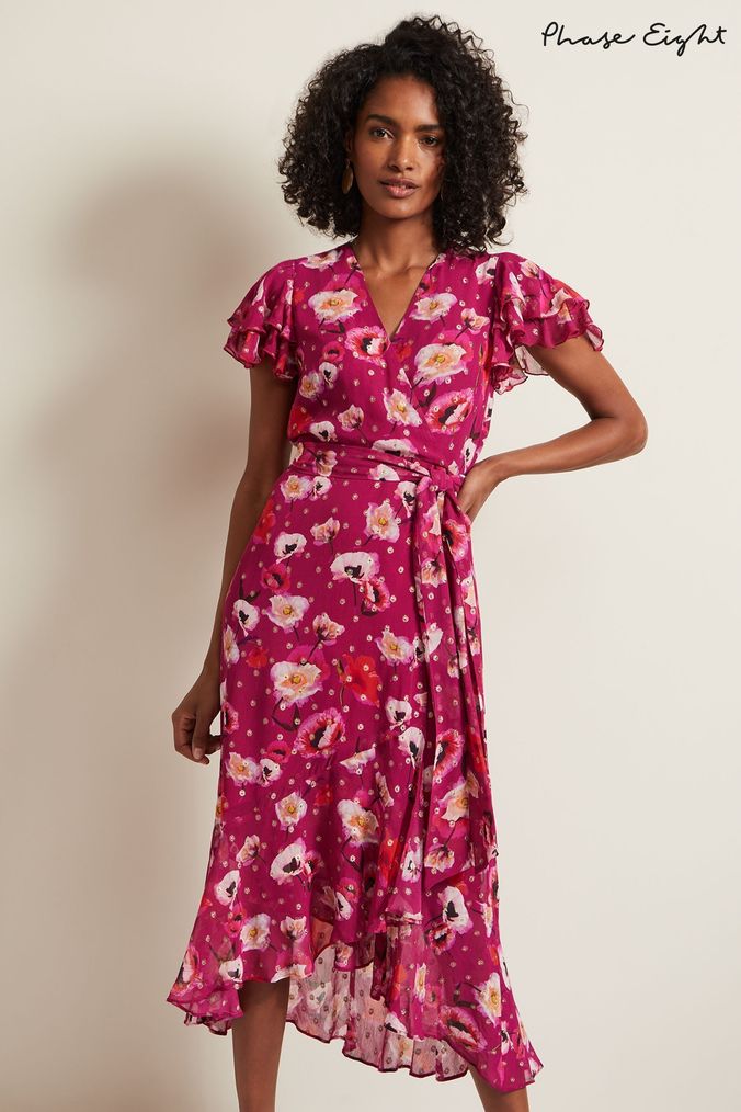 Likely pink deals floral dress