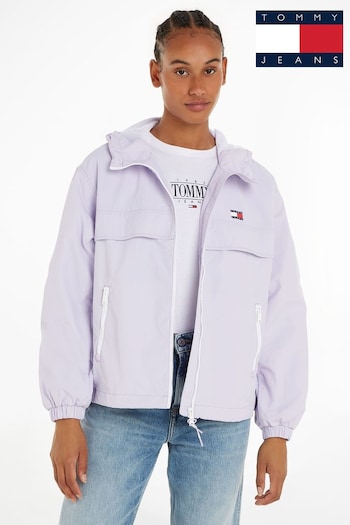 Tommy Jeans Purple Chicago Windbreaker (N99878) | £100