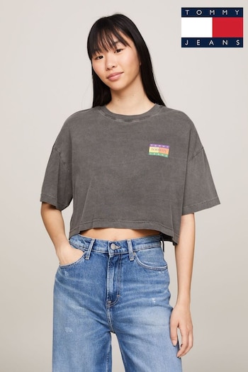 Tommy Elevated Jeans Oversized Crop T-Shirt (N99884) | £35