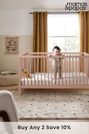 Mamas & Papas Blush Solo Cot Bed (N99920) | £349