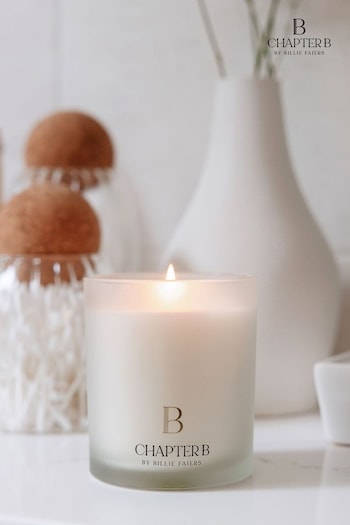 Chapter B Clear Frosted Glass Candle With Lid (NBQ227) | £20