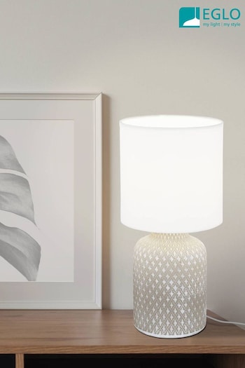 Eglo Grey/White Bellariva Table Lamp (NJ3734) | £25
