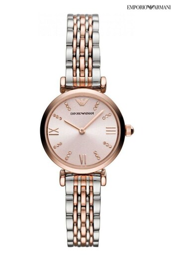 Emporio Armani Ladies Silver Tone Watch (NZQ964) | £359