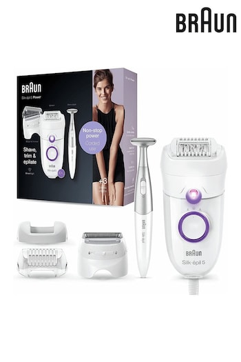 Braun Silk-epil 5825 Power, Epilator for Beginners for Gentle Hair Removal, with Smart Light (P20958) | £75