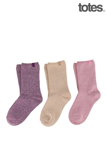 Totes Pink Kids Cotton Ankle Socks (P20994) | £10