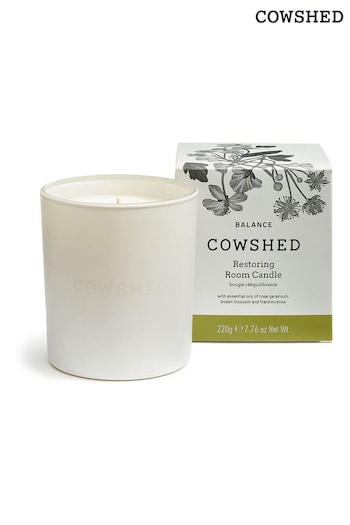 Cowshed Clear BALANCE Restoring Room Scented Candle 220g (P21719) | £38