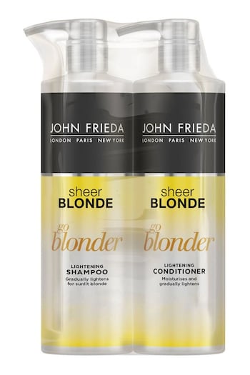 John Frieda Sheer Blonde Go Blonder Lightening Shampoo And Conditioner Duo (P22417) | £20