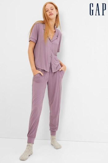 Gap Purple Cosy Pyjama Bottoms (P22457) | £30