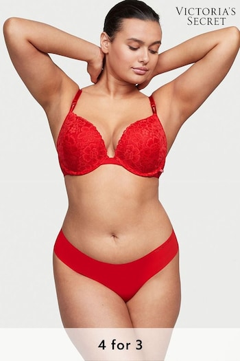 Victoria's Secret Lipstick Red Thong No-Show Knickers (P22683) | £9