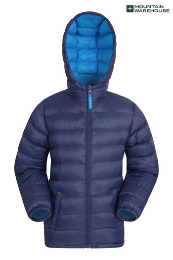Mountain Warehouse Blue Blue Seasons Kids Water Resistant Padded Jacket (P26582) | £40
