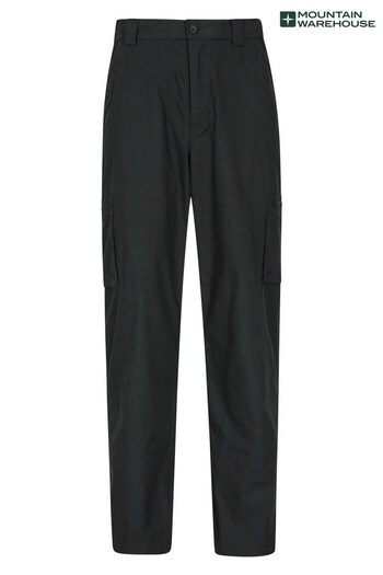 Mountain Warehouse Jet Black Trek Trousers - Long Length - Mens (P26812) | £28