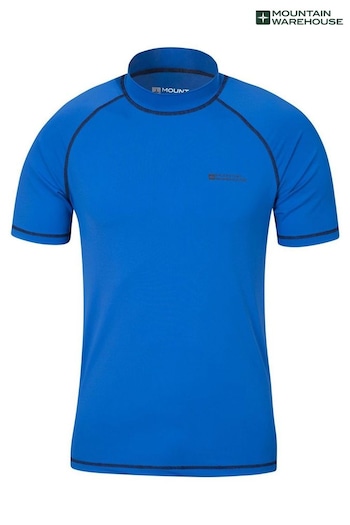 Mountain Warehouse Blue Mens UV Rash Vest (P26822) | £26