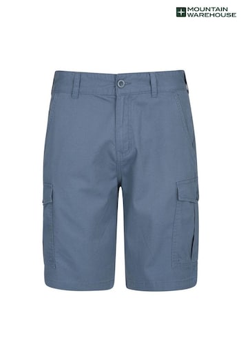 Mountain Warehouse Blue Lakeside Mens Cargo Shorts Raquel (P26851) | £26