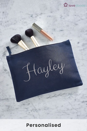 Personalised Make-Up Bag by Loveabode (P26883) | £12