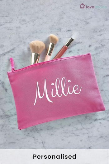 Personalised Make-Up Bag by Loveabode (P26885) | £12