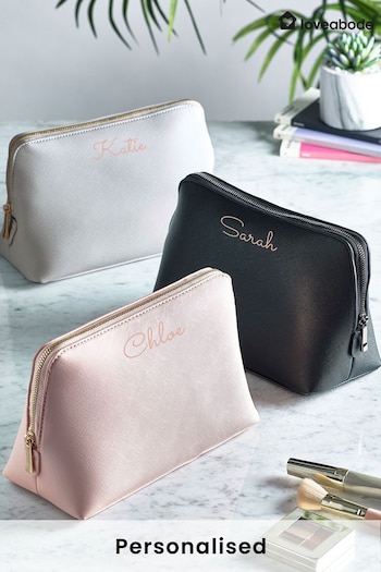 Personalised Large Make-Up Bag by Loveabode (P26962) | £18