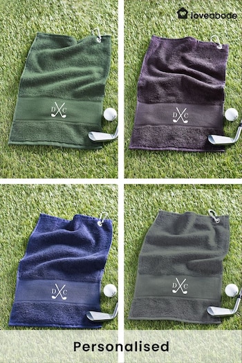 Personalised Golf Towel by Loveabode (P26991) | £15