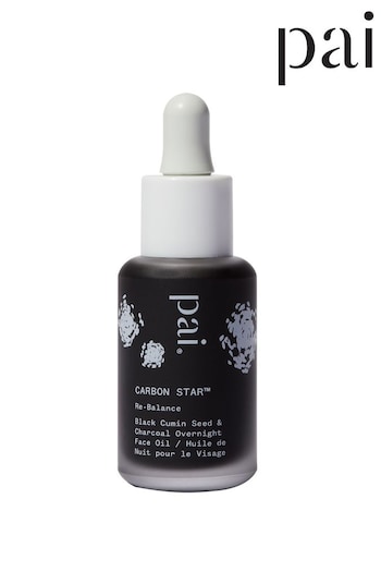PAI Carbon Star, Black Cumin Seed & Vegetable Charcoal Detoxifying Overnight Face Oil 30ml (P27097) | £39