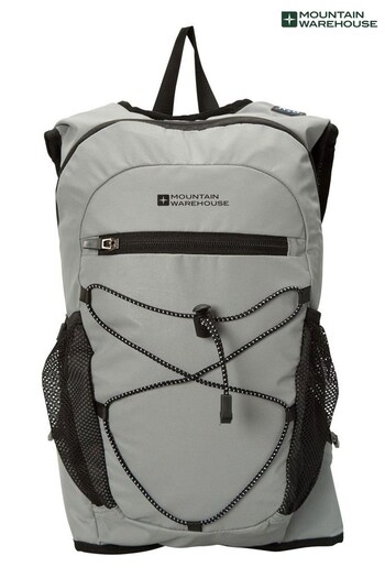 Mountain Warehouse Grey Track Reflective 6L Running Hydration Backpack (P27254) | £32