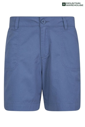 Mountain Warehouse Blue Bayside 100% Organic Cotton Womens Shorts (P27365) | £21