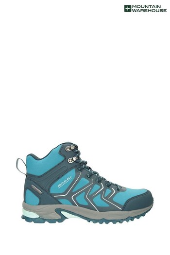 Mountain Warehouse Teal Shadow Womens Waterproof, Breathable Softshell Walking Boots (P27555) | £90