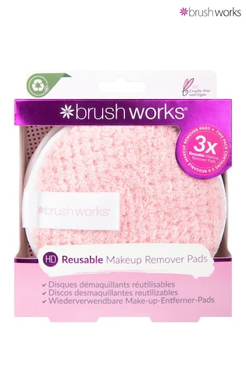 Brush Works HD Reusable Makeup Remover Pads (Pack of 3) (P27655) | £12