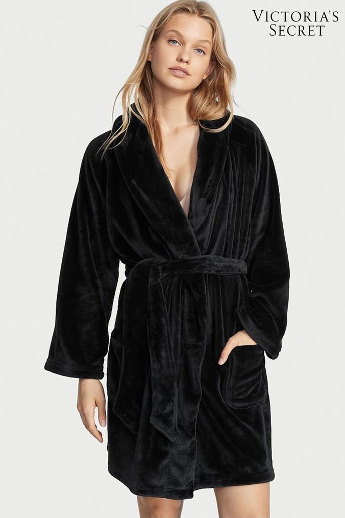 Robes Black Short Victoriassecret Nightwear | Victoria's Secret Ireland