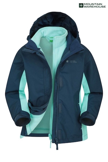 Mountain Warehouse Mid Blue Lightning 3 in 1 Waterproof Jacket (P28031) | £56