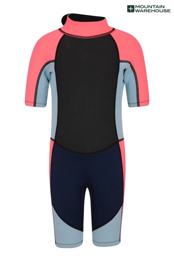 Mountain Warehouse Pink Junior Shorty Neoprene Wetsuit (P28069) | £38