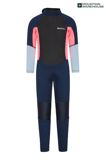 Mountain Warehouse Bright Pink Kids Full Length 2.5mm Neoprene Wetsuit (P28125) | £55