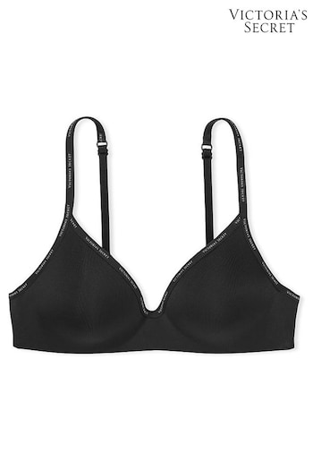 Black Smooth Non Wired Lightly Lined Bra Victoria's Secret (P28669) | £35