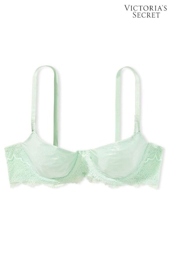 Victoria's Secret Misty Jade Foil Green Balcony Bra (P28732) | £39