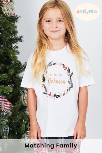 Personalised Baby & Toddler Matching Family Christmas Pyjamas by Dollymix (P28753) | £30