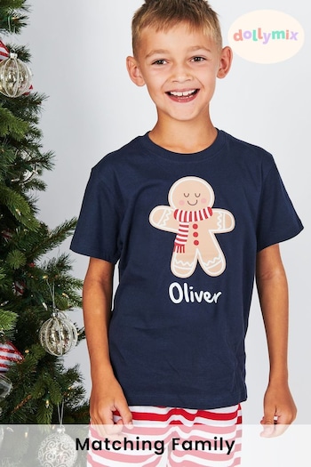 Personalised Boys Matching Family Christmas Pyjamas by Dollymix (P28770) | £30