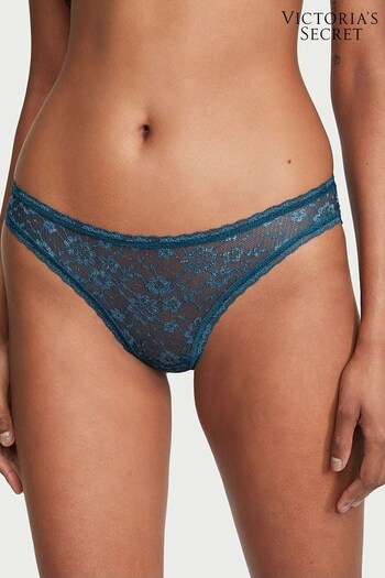 Victoria's Secret Midnight Sea Blue Silver Bikini Knickers (P29599) | £9