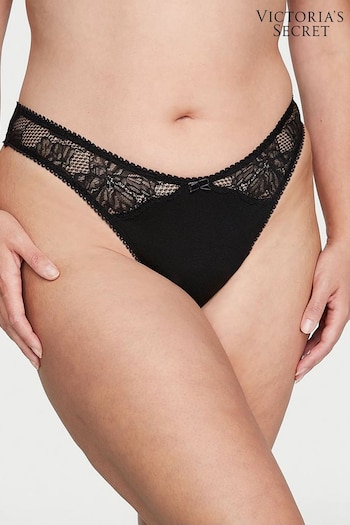 Victoria's Secret Black Smooth Thong Knickers (P29747) | £9
