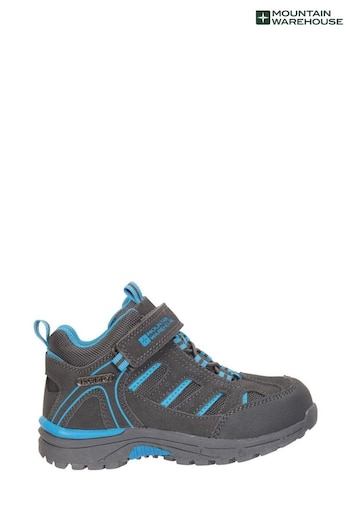 Mountain Warehouse Grey Drift Junior Waterproof Walking Boots BeOne (P31233) | £49
