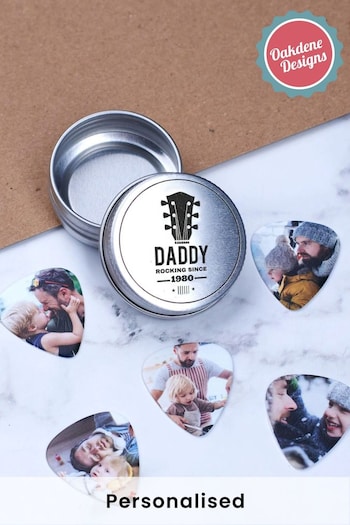 Personalised Photo Guitar Plectrums by Oakdene (P31977) | £12