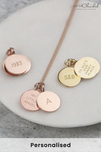Personalised Pendant Necklace by Oh So Cherished (P32275) | £34