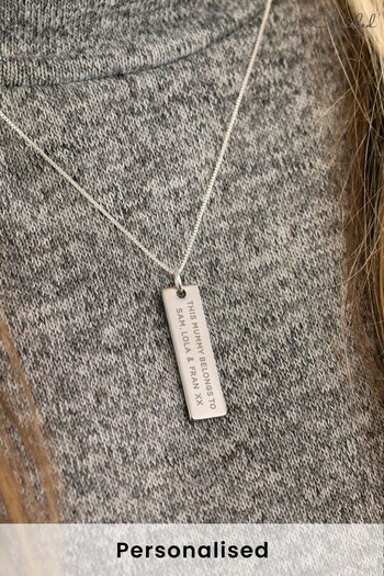 Personalised This Mummy Belongs To Necklace by Oh So Cherished (P32288) | £26