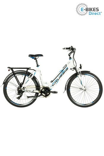 E-Bikes Direct White Crussis e-City 1.13 13Ah Battery Electric Bike Electric Bike (P34749) | £1,399