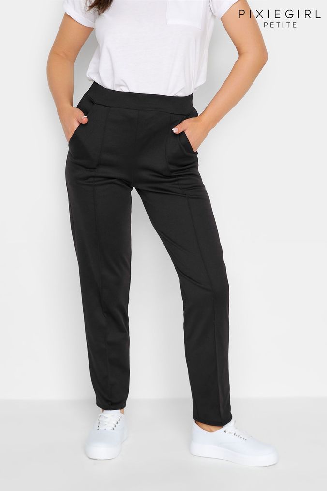 Buy Women s Regular Elasticated Petite Workwear Trousers Online