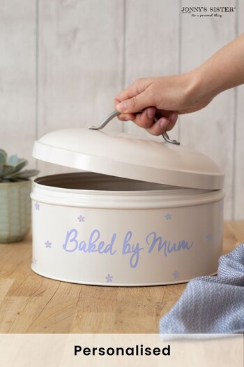 Personalised Floral Cake Tin by Jonny's Sister (P35431) | £46